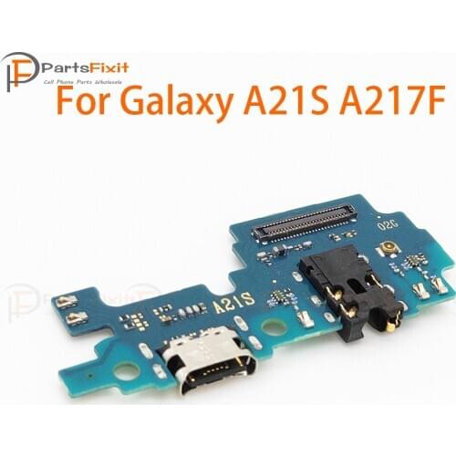 Charging Flex for Samsung Galaxy A21S A217F USB Charging Dock Connector with IC Charging Port Microphone Flex