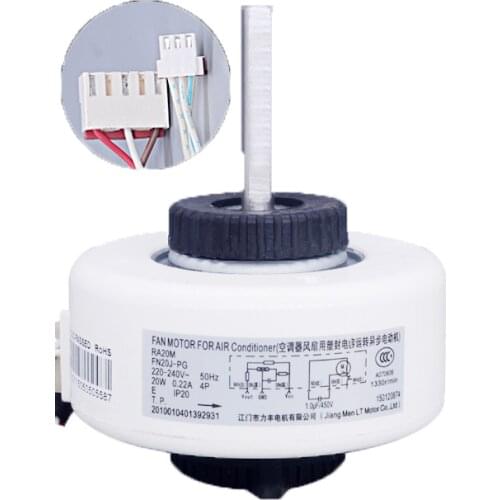 Air conditioning indoor RA20M motor FN20J-PG fan motor YYW20-4-2030 reverse