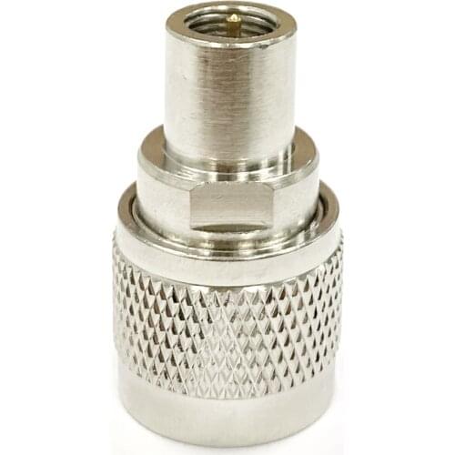 1pc NEW N Male Plug to FME Male Plug RF Coax Adapter convertor Straight Nickelplated wholesale