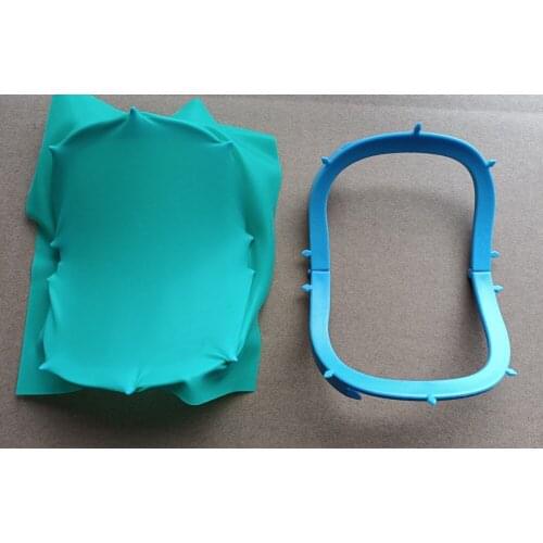 2Pieces Dental Frame for Rubber Dam Sheets Foldable X-Ray Film Hager Style Blue Color