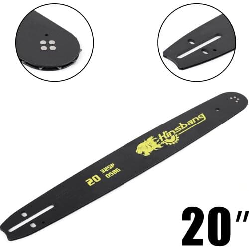 20" CHAINSAW GUIDE BAR For 52CC 58CC 62CC 68CC 76 Drive Links 0.325" 0.058G