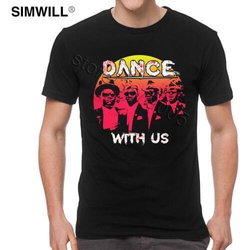 2020 Ghana Funeral Dance Team T Shirt Men Short Sleeve Cotton T-shirt Coffin Dance Tee Dancing Pallbearers Meme Tops Merch Gift