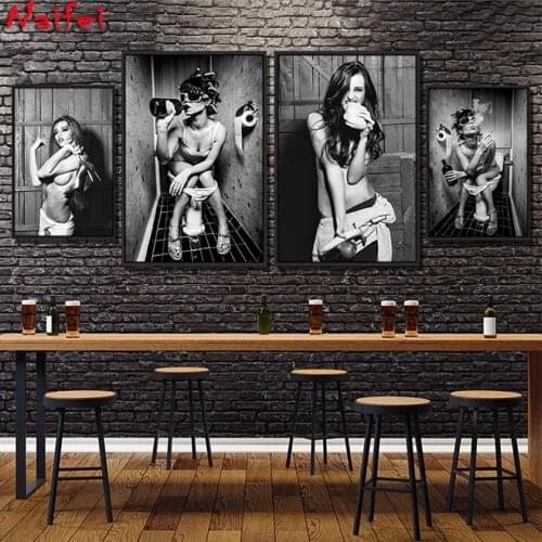 5D DIY Diamond Painting Sexy Girl Sits in a Toilet picture Diamond mosaic Full square/round Diamond Rhinestone Embroidery Women
