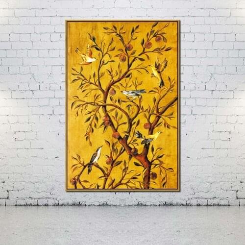 Artcozy Oil Canvas Painting golden decorations pieces in home For Home Decoration Wall Art