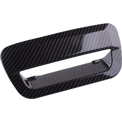 Car Black Rear Trunk Door Tail Gate Handle Bowl Cover Trim Decor Fit For Jeep Grand Cherokee 2014 2015 2016 2017 2018 2019 2020