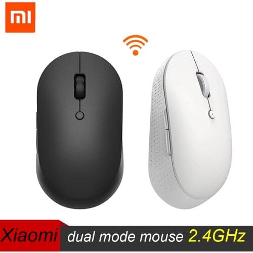 Xiaomi Wireless Dual-Mode Mouse Bluetooth USB Connection 1000DPI 2.4GHz Optical Mute Laptop Notebook Office Gaming Mouse