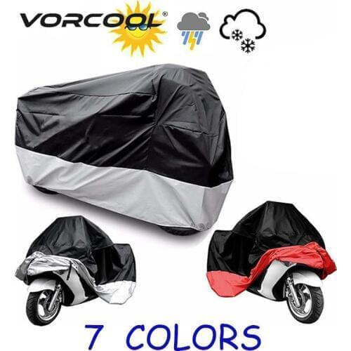 VORCOOL Motorcycle Cover ATV Scooter Dustproof Waterproof Sun Block Protector Outdoor Bike Motor Cover funda moto Accessories