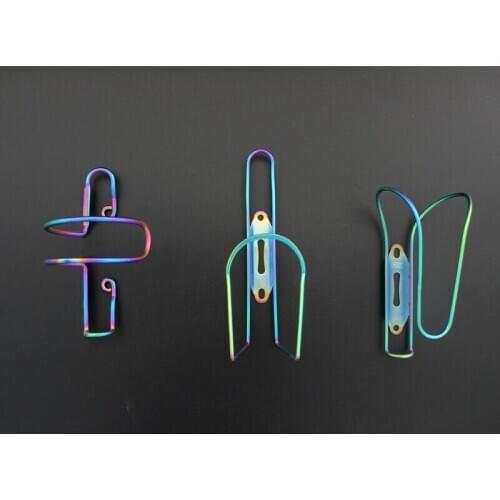 Titanium Alloy Bicycle Water Bottle Cage Water Bottle Rack Holder Cage Bracket