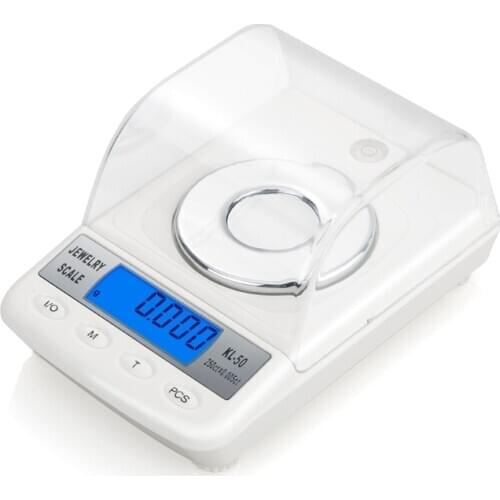 High Accuracy 0.001g 50g Digital Jewelry Scale Powder LCD Electronic Carat Scale Dropshipping