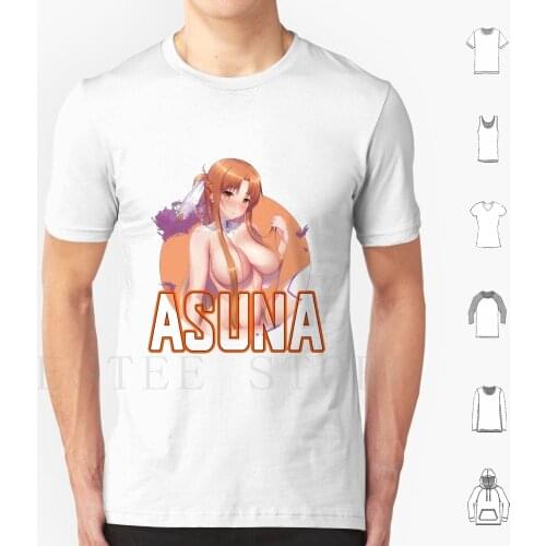 Sword Art Online : Asuna-Sexygirl T Shirt Men Cotton 6xl Sword Art Online Sword Art Online Sao Manga Asuna Kirito Kawaii Sword