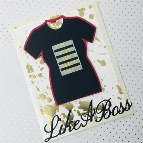 KSCRAFT T-Shirt Metal Cutting Dies or Stamp for DIY Scrapbooking/photo album Decorative Embossing DIY Paper Cards