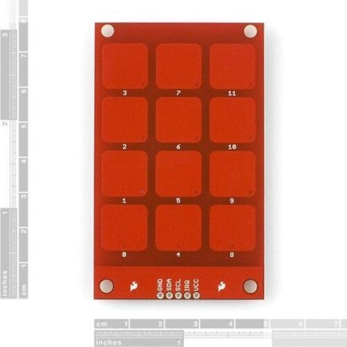 MPR121 Breakout V12 Capacitive Touch Sensor Controller Module I2C W/12 keypad