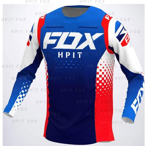 2021 Mens Downhill Jerseys Hpit Fox Mountain Bike MTB Shirts Offroad DH Motorcycle Jersey Motocross Sportwear Clothing FXR Bike