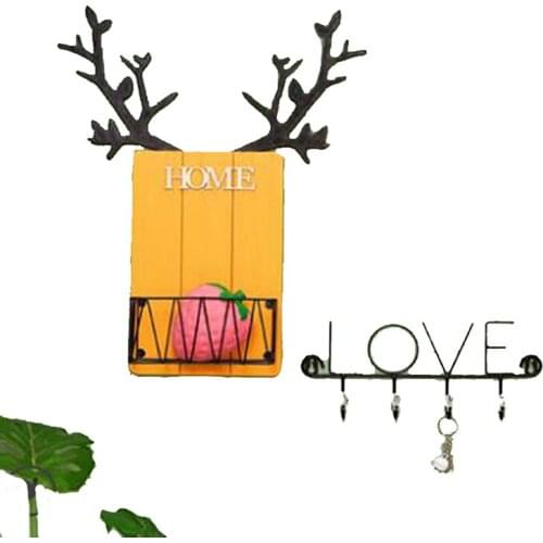 Wall Decoration Iron Shelf Living Room Coffee Shop Background CreativeHanging INS Home Decor Storage Wall Shelves