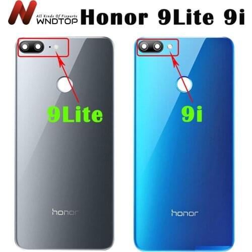 New For Huawei Honor 9i Back Battery Cover Door Rear Glass Housing Case For Honor 9 Lite Battery Cover Honor 9 Lite Housing
