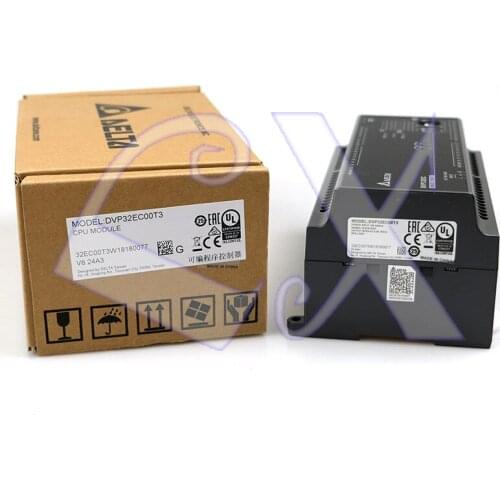 Original Delta PLC controller DVP32EC00T3 PLC EC3 series 100-240VAC 16DI 16DO Transistor output