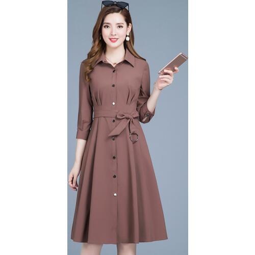 Autumn New Single Breasted Womens Casual Thin Medium and long section Trench Coats fashion Large size 4XL Outwear