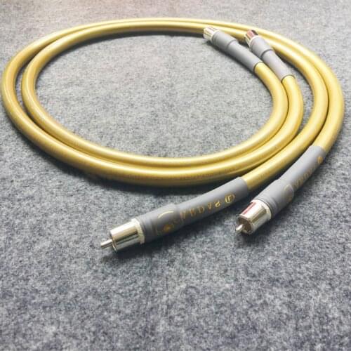 Pair Audiophile CARDAS Golden RCA HiFi Audio Interconnect Cable for Amplifier CD Player