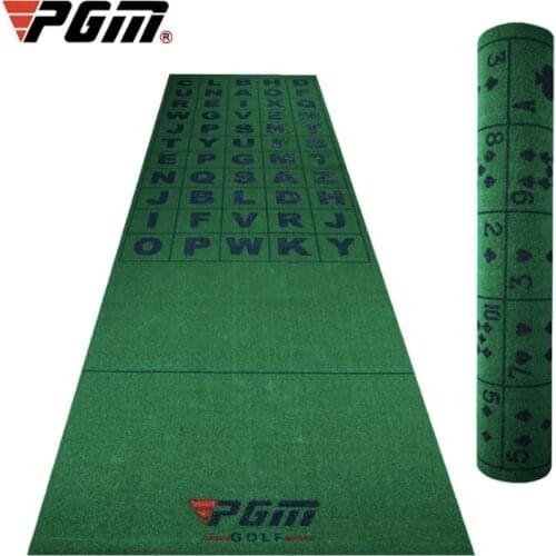 PGM Golf Indoor Putter Blanket Return Practice 100x350cm Office Home Putting Trainer Mat Push Exercise TL012