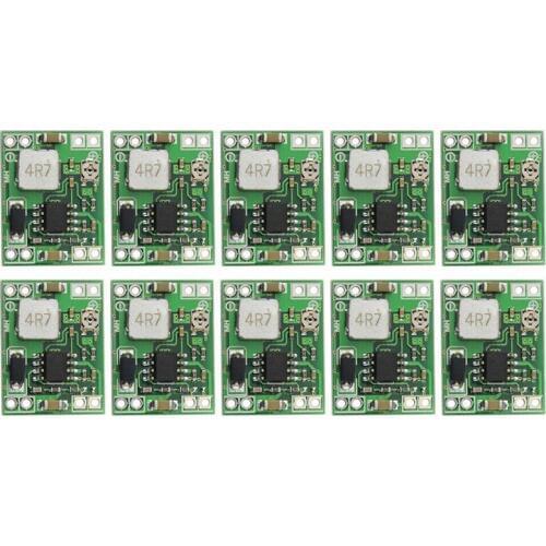10 PCS Mini MP1584EN DC-DC Buck Converter 3A Power Adjustable Step Down Module 24v to 12v 9v 5v 3v