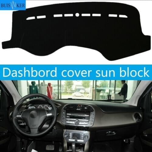 Car Dashboard Sun Shade Pad for Fiat Bravo Dustproof car dashboard cover Polyester Fiber mat for Fiat Bravo