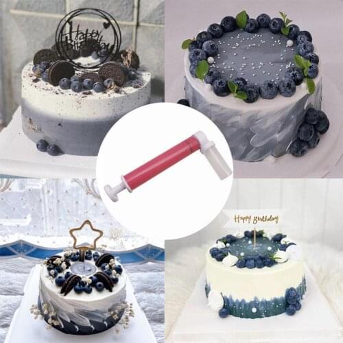 Cake Manual Airbrush For Decor Cupcakes And Desserts Coloring Dusting Pastry Cake Spray Manual Cake Kitchen Tube Airbrush F2L3