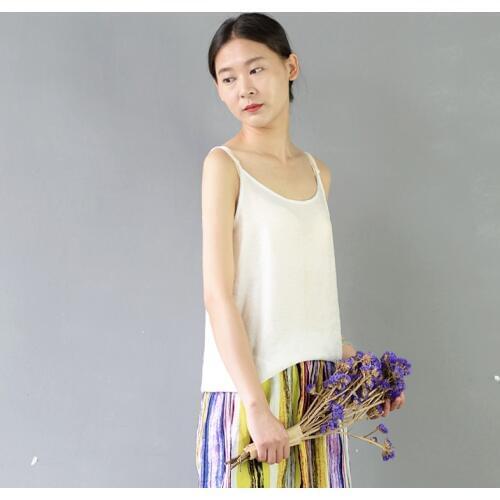 SCUWLINEN Womens Summer Tops