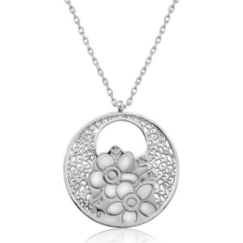 Tevuli 925 Sterling Silver Flower of Life Necklace