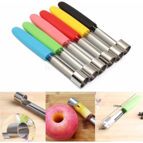 7'' Apple Stoner Easy Twist Bell pepper Remove Pit Kitchen Tool Corer Fruit Core Seed Remover Pitter Pear Gadget