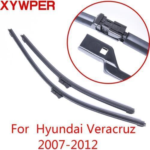 XYWPER Wiper Blades for Hyundai Veracruz 2007 2008 2009 2010 2011 2012 Car Accessories Soft Rubber Windshield Wipers