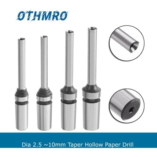 1pcs Punch Hollow Paper Drill Taper Insert Card Punch Polishing Special Drill Taper Punching Dia2.5/3/3.5/4/4.5/5/5.5/6/7/8/10mm