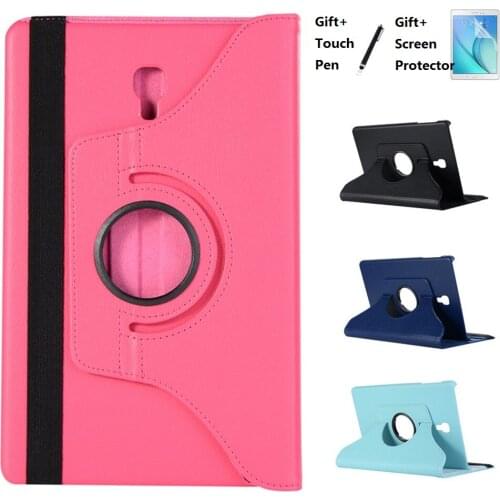 360 Litchi Style Tablet Case For Samsung Galaxy Tab A 10.5 2018 SM T590 T595 T597 PU Leather 10.5 Cases Cover