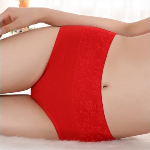 #616 Hot Sale Underwear Women Flower Print Sexy Panties for Women M L XL XXL Women Cotton Briefs