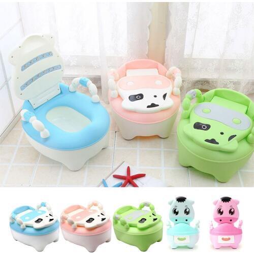 Children Baby Potty Training Cows Boy Girl Portable Toilet Seat Infant Potty Toilet Pot Hot Sale