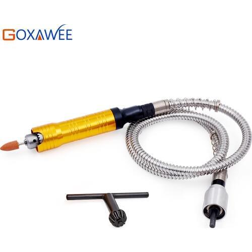 GOXAWEE 0.5-6mm Flexible Shaft Handpiece Advanced Rod Handle Power Tools for Mini Drill Electric Grinder Rotary Tool Accessory