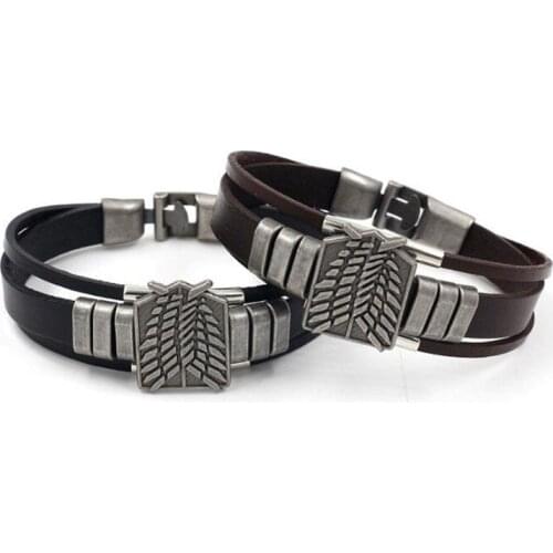 HUASIYI Leather Bracelets