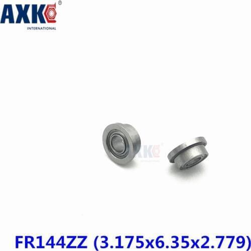Rodamientos Free Shipping High Quality 10psc Fr144zz Re1442z (3.175x6.35x2.779) Bearing 1/8" X 1/4" 7/64" Inch Flanged Ball