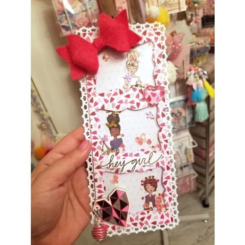 KSCRAFT Crown Border Slimline Dies Metal Cutting Dies Stencils for DIY Scrapbooking Decorative Embossing DIY Paper Cards