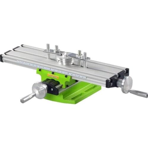 Multi-Function Miniature Precision Milling Machine Bench Drill Bench Vise Fixture Worktable X Axis Y Axis To Adjust Coordinate