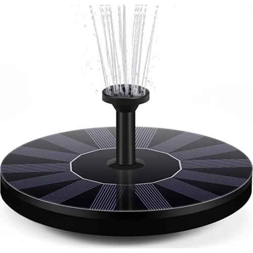 Floating Solar Fountain Garden Water Fountain Pool Pond Decoration Solar Panel Powered Fountain Water Pump Garden Decoration