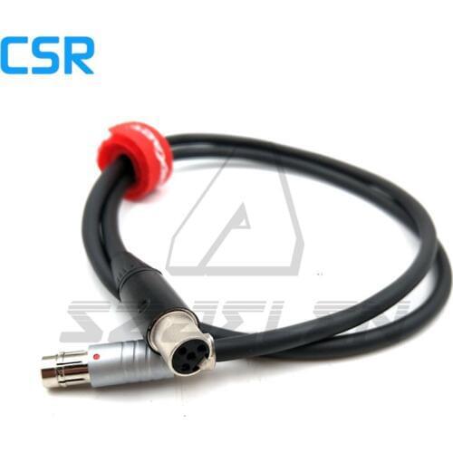 RS 3pin plug to mini xlr 4pin for tvlogic 058/056/055 power cable 80cm