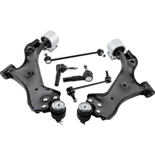 Control Arms with Ball joints Brackets Sway Bar Links Tie Rods Suspension Steering Kit for Chevrolet Equinox GMC Terrain 2010-17