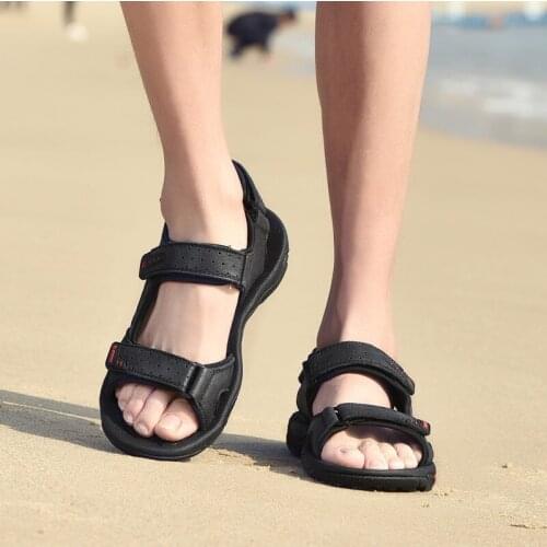 Men Shoes Sandals Genuine Leather Men Sandals Sandalias De Cuero Para Hombre Summer Breathable Mens Gladiator