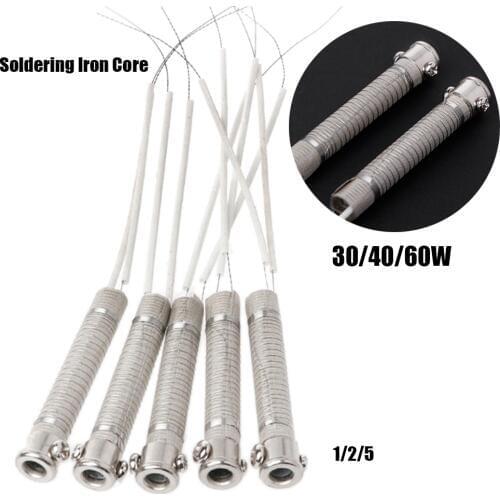 1PC External Heating Element Replacement Electric Soldering Iron Core 220V 30W40W60W Weld Equipment Tool Metalworking Accessory