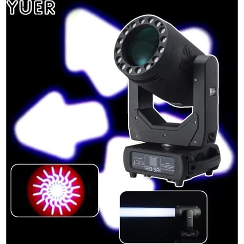 LED Beam Moving Head Light 8000K Zoom Gobo 300W Touch Screen Beam DJ Disco Dance Floor Party Stage Lighting Show Free Shipping