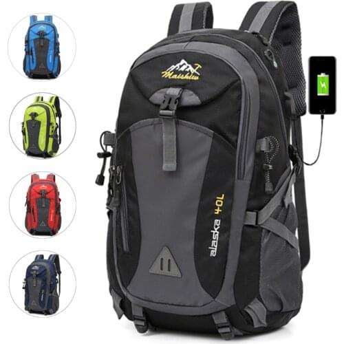 40L unisex waterproof men backpack travel pack Hiking sports bag pack Outdoor Climbing Mountaineering Camping backpack for male