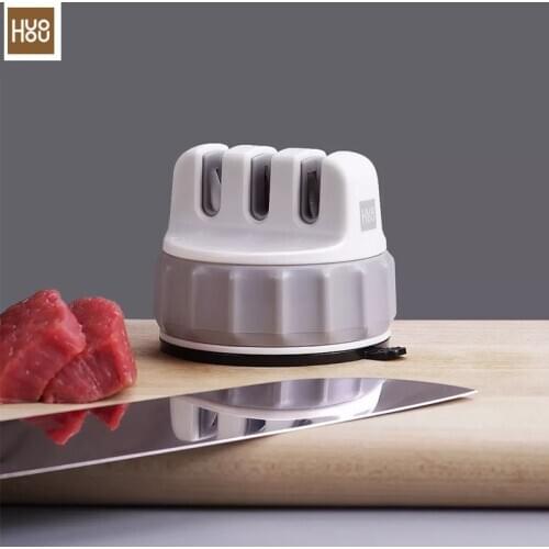 Youpin Huohou Fixable Sharpen Stone Trible Wheel Whetstone Sharpeners Sharpening Tool Grindstone for knife