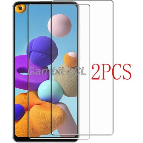 For Samsung Galaxy A21s A21 Tempered Glass Protective For SM-A217F A217F A215U 6.5" Screen Protector Phone cover Glass Film