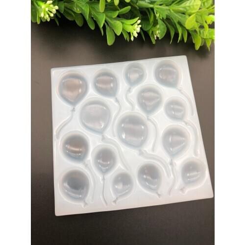 1pcs Transparent Balloons Resin Jewelry Liquid Silicone Resin Molds For DIY Intersperse Decorate Making Crafts