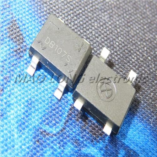 10PCS/LOT DB107S SOP-4 DB107 SOP SMD SOP4 new and original IC In Stock